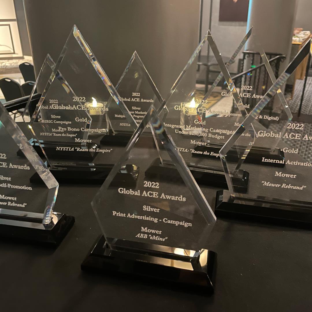 Mower Wins Big with Eight Awards at the 2022 Global Ace Awards